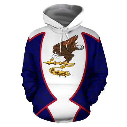 American Samoa Hoodie - American Samoa Flag Seal Sport Style