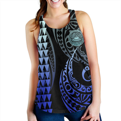 American Samoa Women Tank Kakau Style