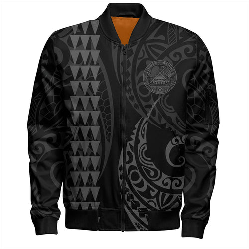 American Samoa Bomber Jacket Kakau Style