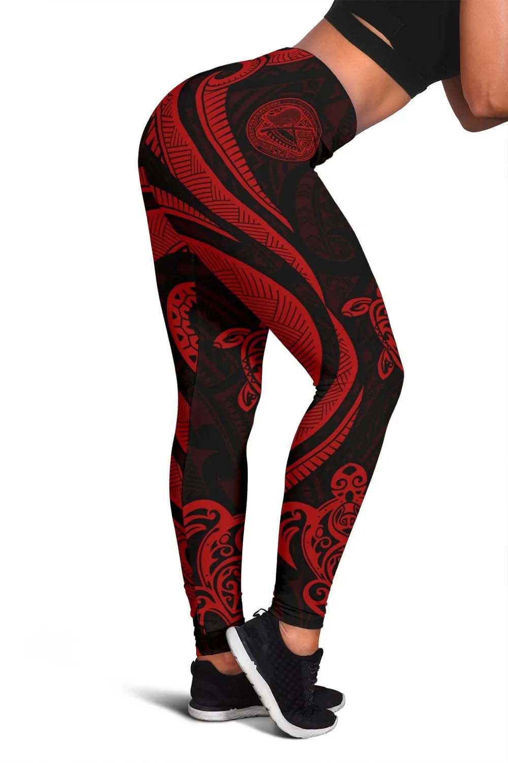 American Samoa Legging - Red Tentacle Turtle