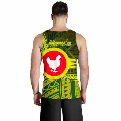 American Samoa Men Tank Top - Manu'a Ofu Polynesian Patterns