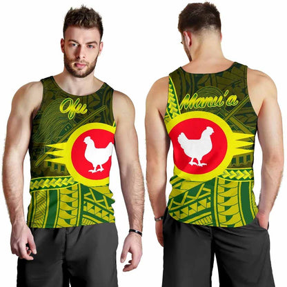 American Samoa Men Tank Top - Manu'a Ofu Polynesian Patterns