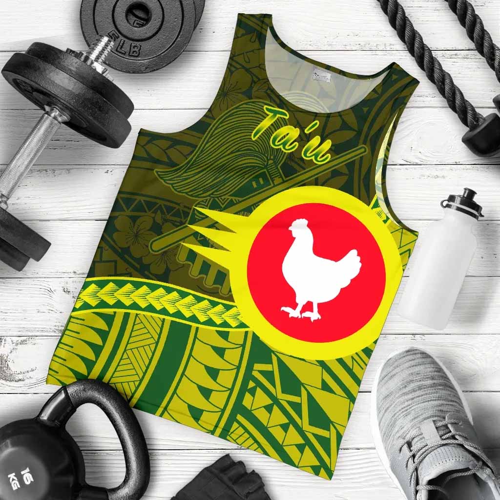 American Samoa Men Tank Top - Manu'a Ta'u Polynesian Patterns