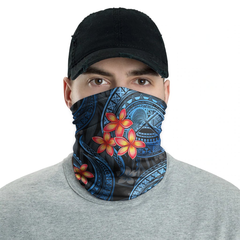 American Samoa Neck Gaiter - Plumeria Blue