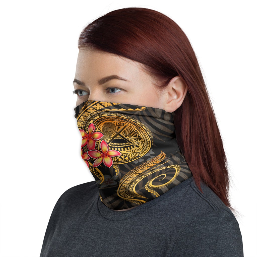 American Samoa Neck Gaiter - Plumeria Gold
