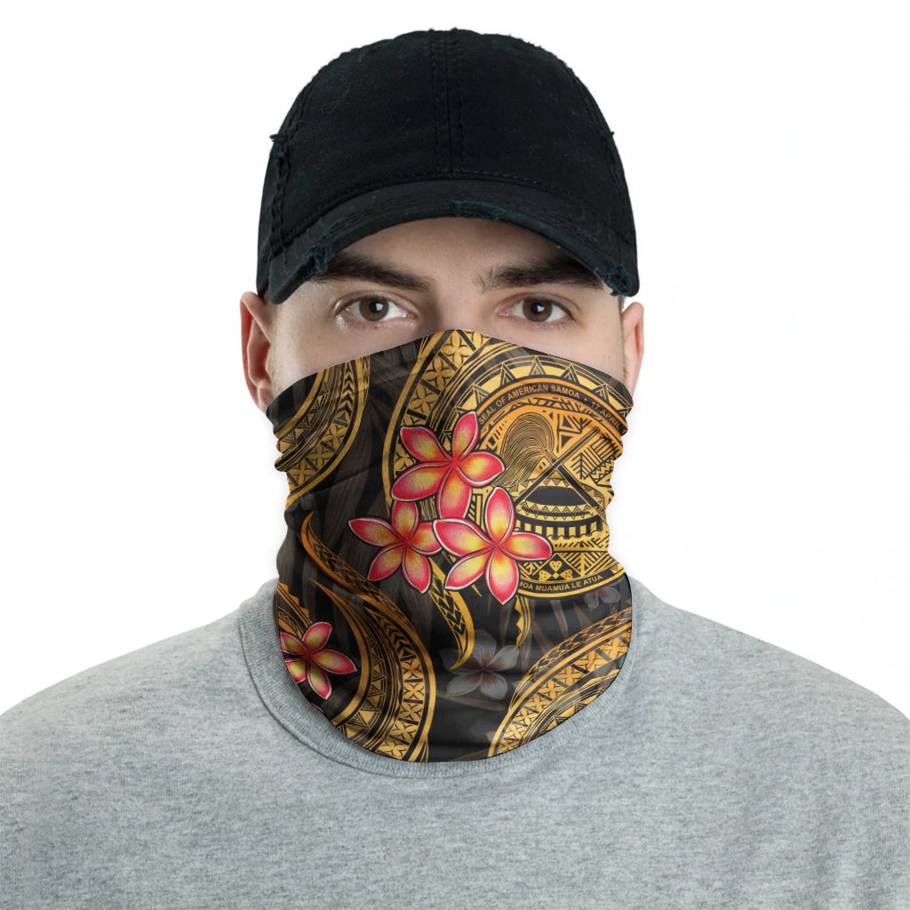 American Samoa Neck Gaiter - Plumeria Gold