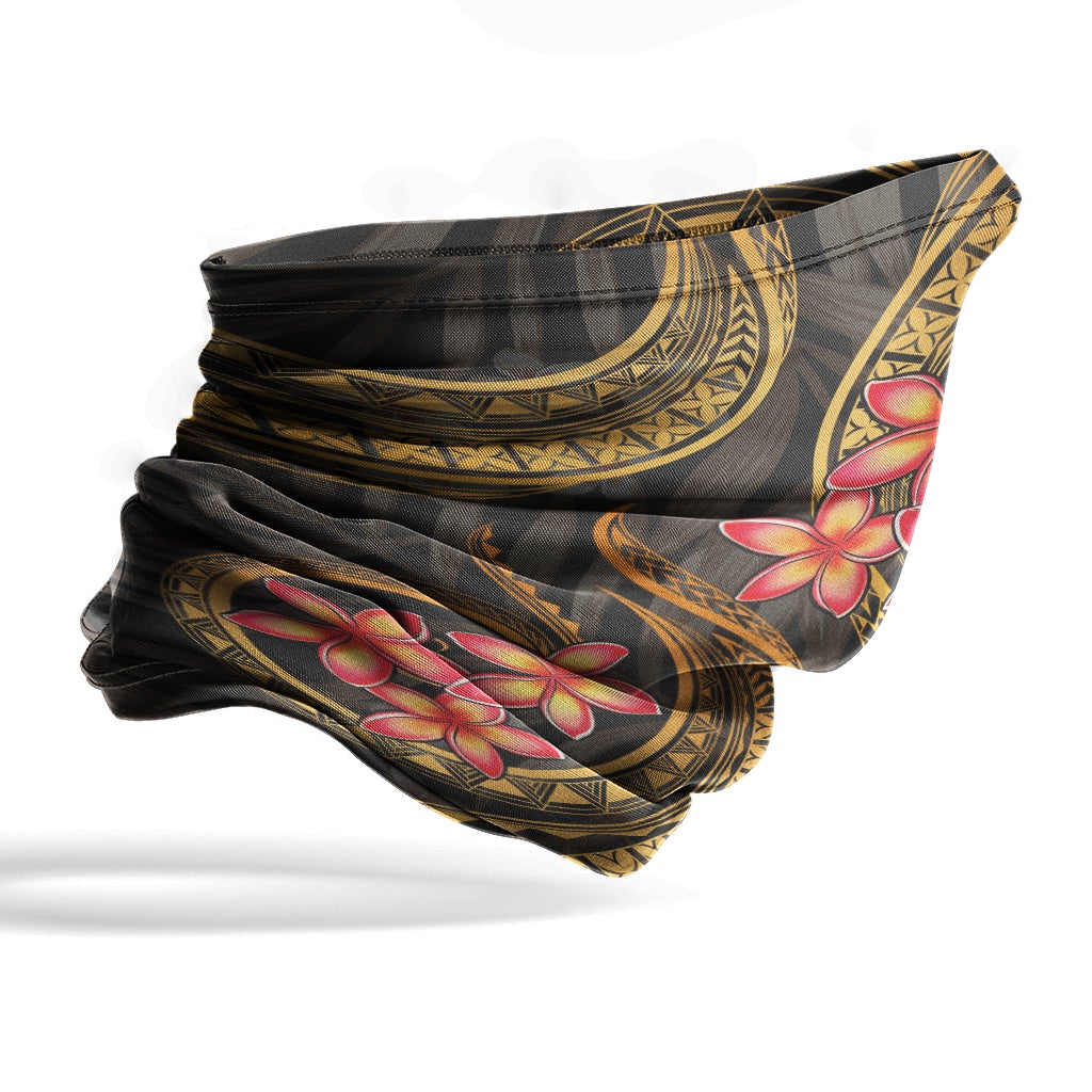 American Samoa Neck Gaiter - Plumeria Gold