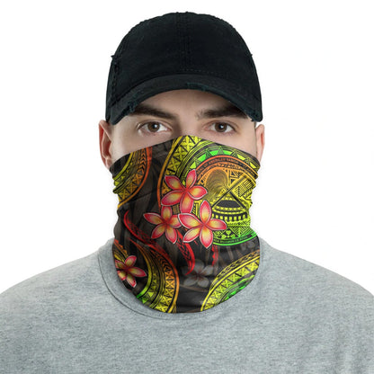 American Samoa Neck Gaiter - Plumeria Reggae