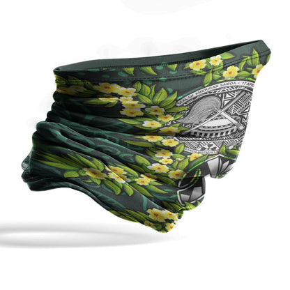 American Samoa Neck Gaiter - Ti Leaf Lei Turtle