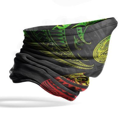 American Samoa Neck Gaiter - Tribal Wave Reggae