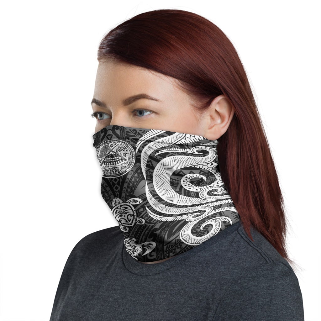American Samoa Neck Gaiter - Turtle Tentacle White