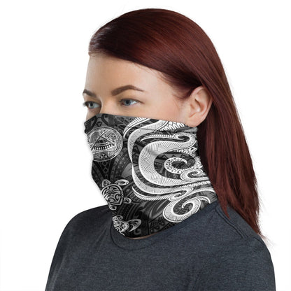 American Samoa Neck Gaiter - Turtle Tentacle White