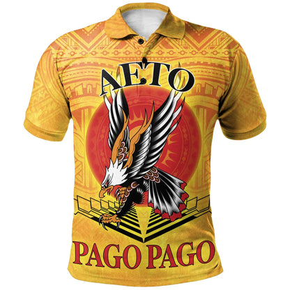 American Samoa Polo Shirts - Pago Pago Aeto (Ver 2)