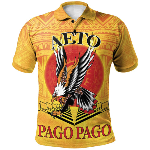 American Samoa Polo Shirts - Pago Pago Aeto (Ver 2)