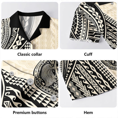 American Samoa Hawaiian Shirt Polynesian Tattoo