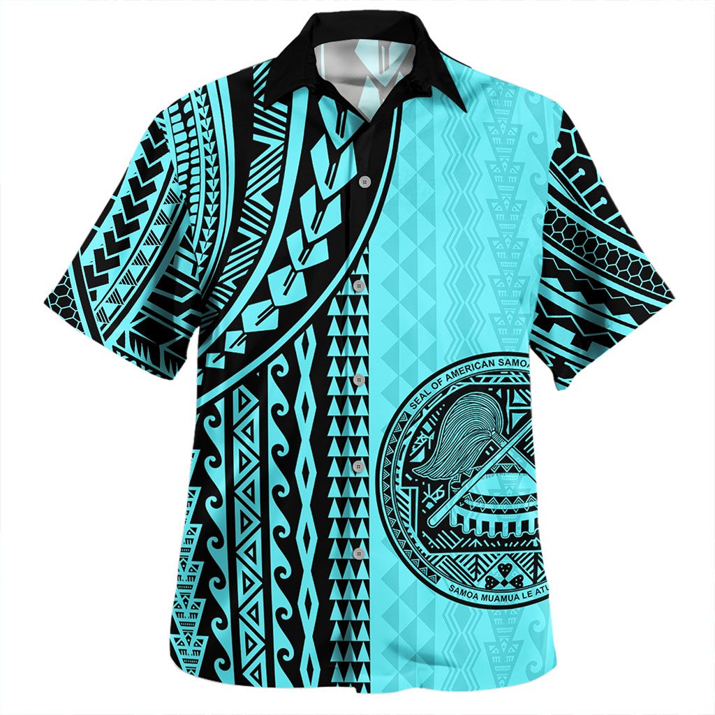 American Samoa Hawaiian Shirt Polynesian Tattoo