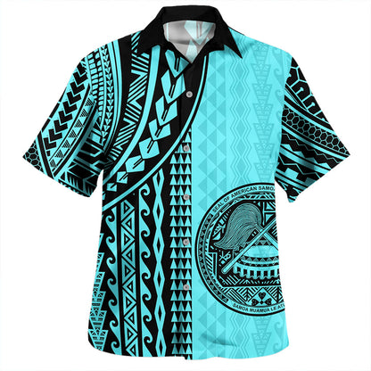 American Samoa Hawaiian Shirt Polynesian Tattoo
