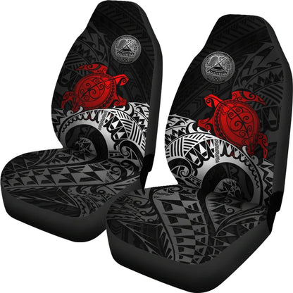 American Samoa Car Seat Covers - Polynesian Turtle (Red)