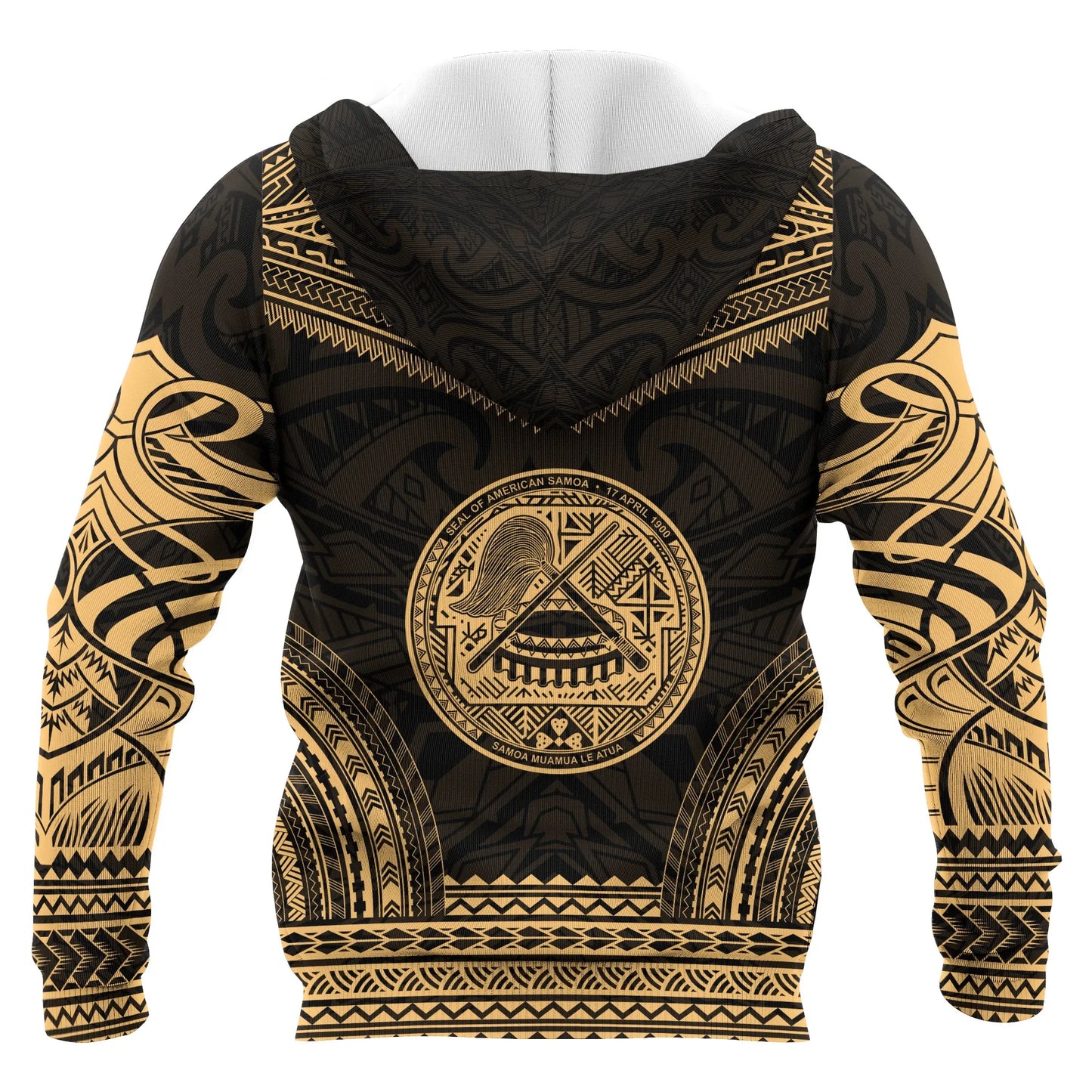 American Samoa Polynesian Chief Hoodie - Gold Version