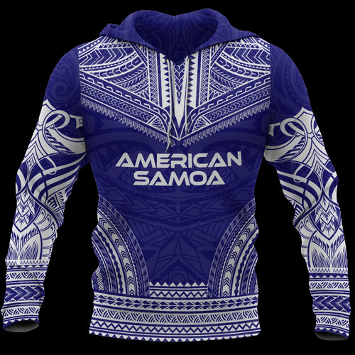 American Samoa Polynesian Chief Hoodie - Flag Version