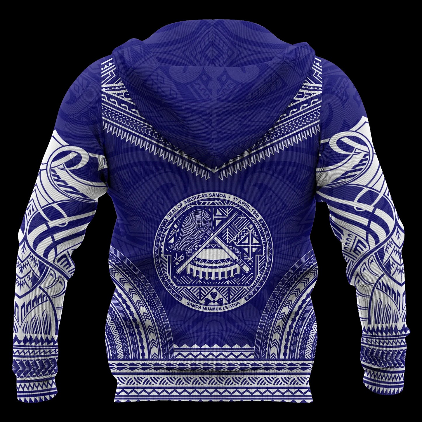 American Samoa Polynesian Chief Hoodie - Flag Version