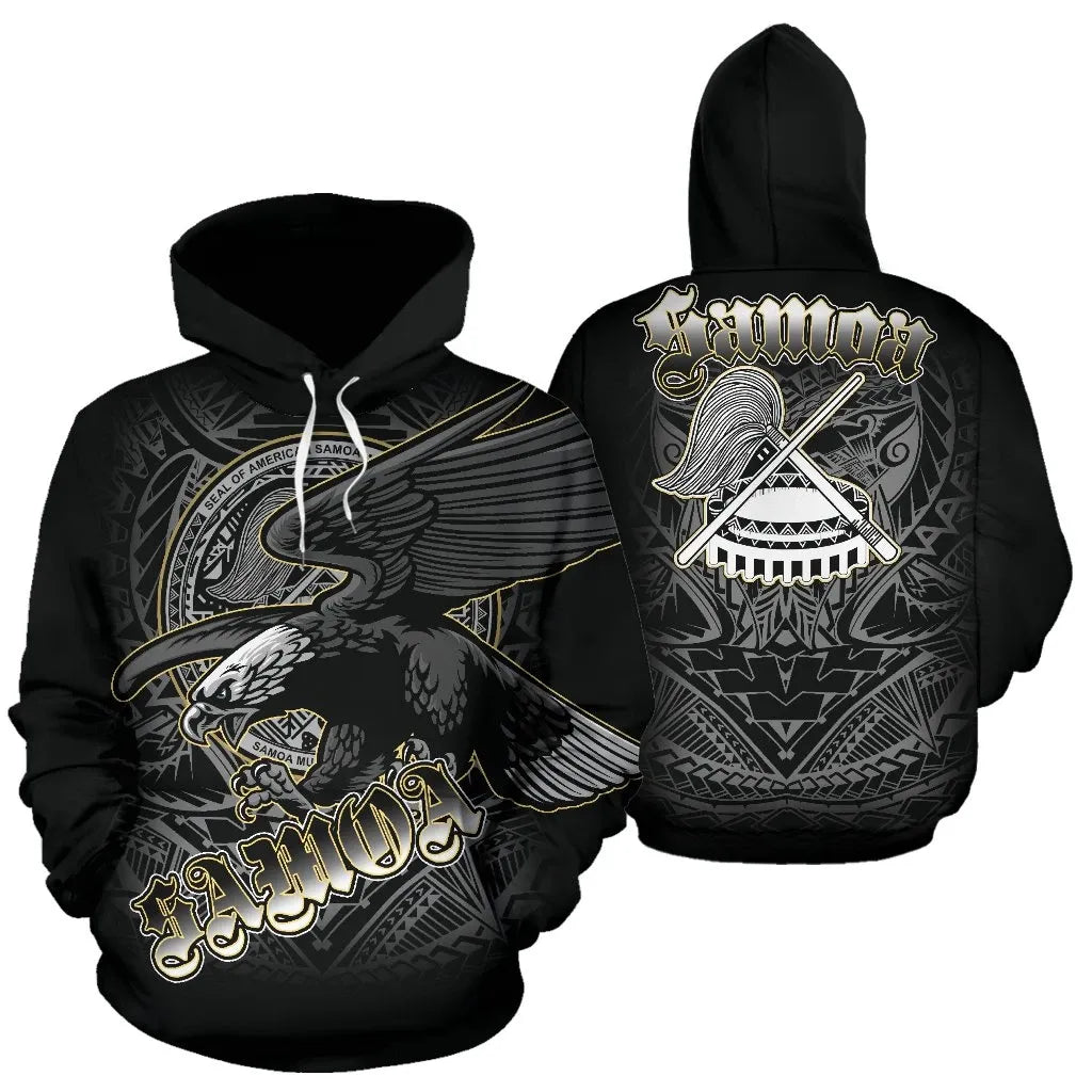 American Samoa Polynesian Eagle All Over Hoodie
