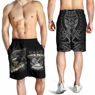 American Samoa Polynesian Eagle Custom Personalised Men Short - American Samoa Seal