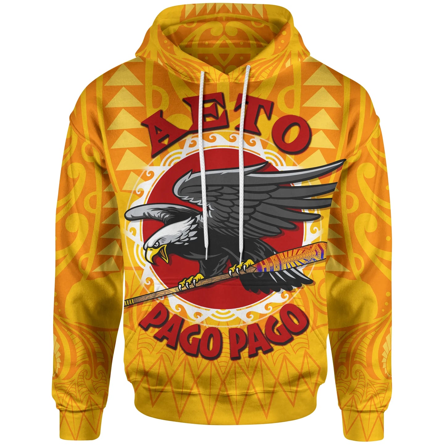 American Samoa Polynesian Hoodie - Aeto Pago Pago