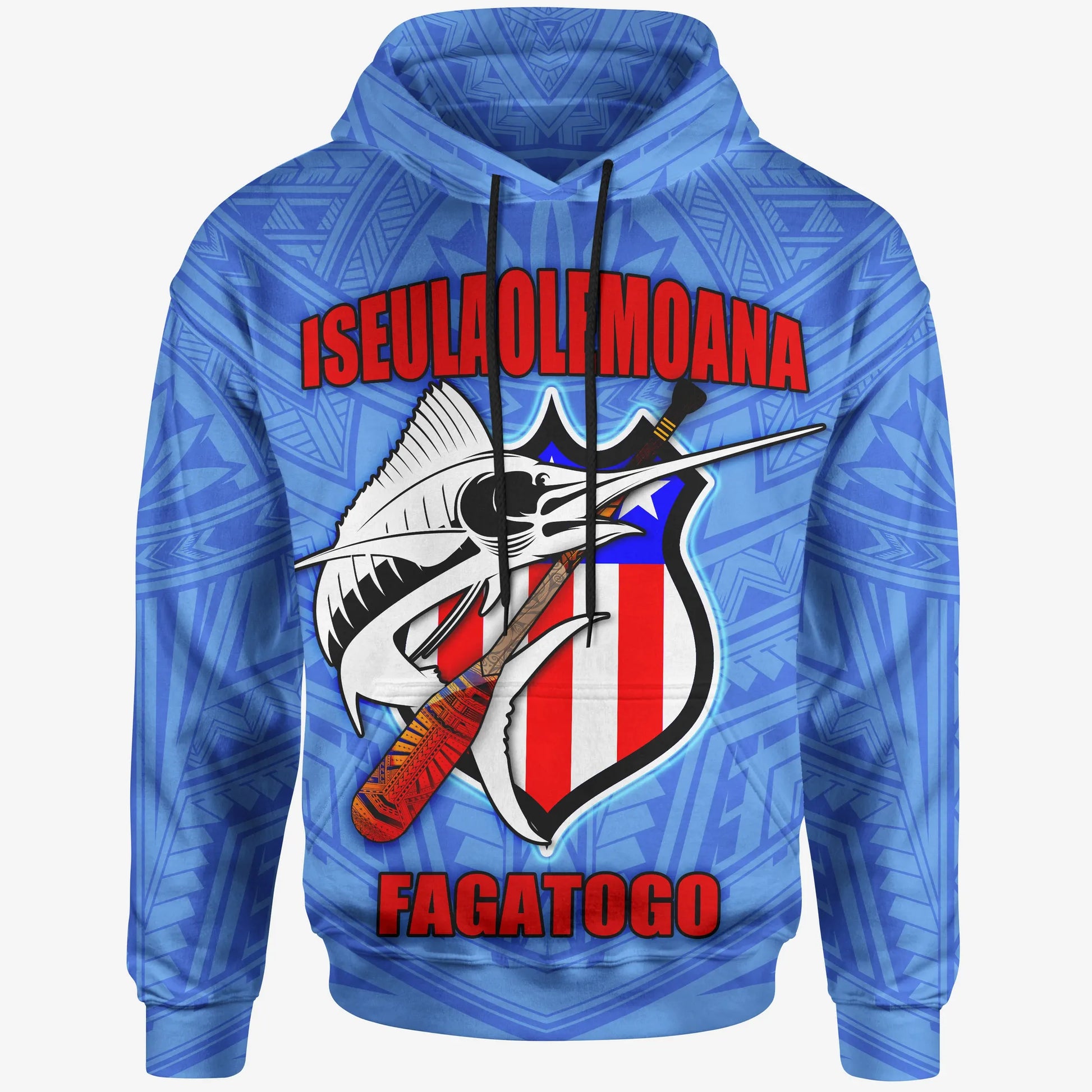 American Samoa Polynesian Hoodie - Iseula o le Moana of Fagatogo