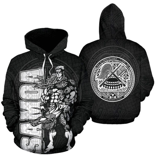 American Samoa Polynesian Hoodie - Samoan Warrior