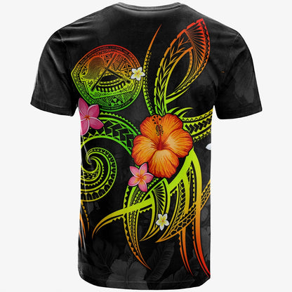 American Samoa Polynesian Personalised T-Shirt - Legend of American Samoa (Reggae)