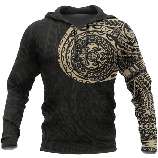 American Samoa Hoodie - Polynesian Turtle Tattoo Style New Update