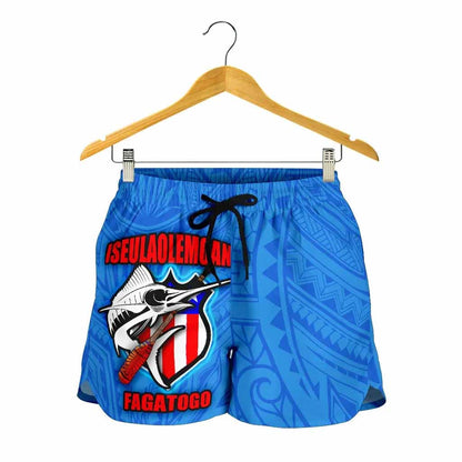 American Samoa Polynesian Women Shorts - Iseulaolemoana Fagatogo