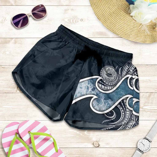 American Samoa Polynesian Women Shorts - Ocean Style