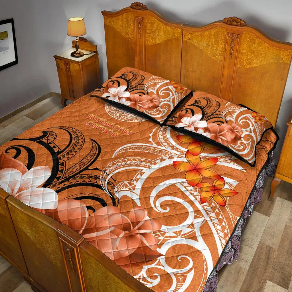 American Samoa Quilt Bed Set - American Samoa Spirit