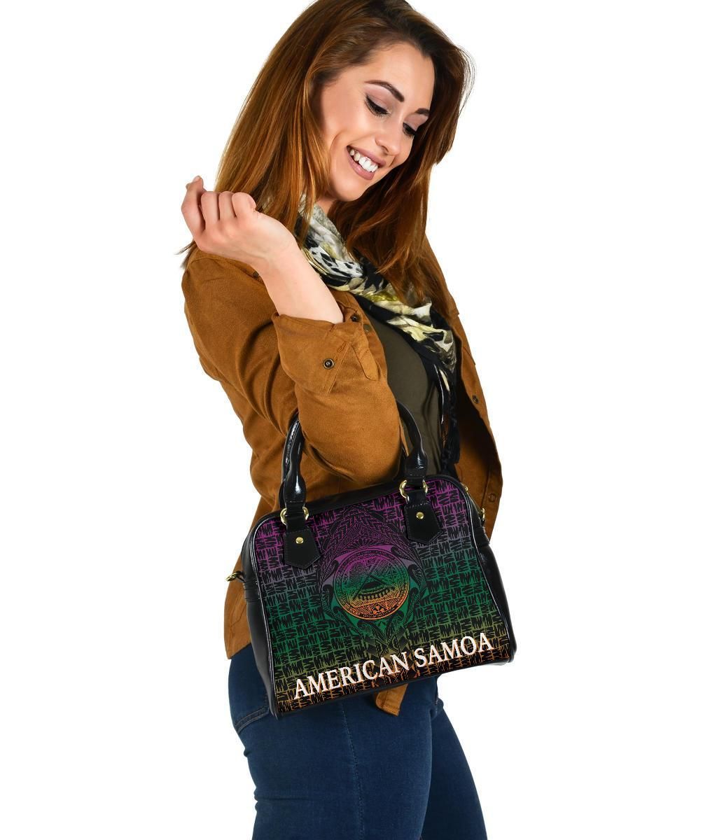 American Samoa Shoulder Handbag - As Seal Rocket Style
