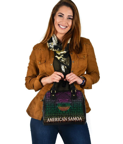 American Samoa Shoulder Handbag - As Seal Rocket Style