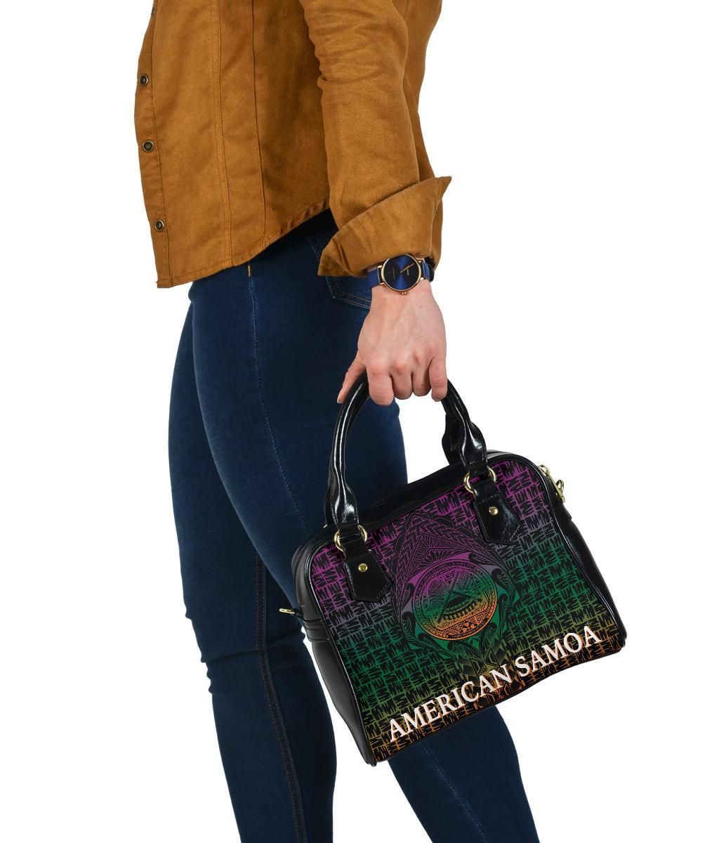 American Samoa Shoulder Handbag - As Seal Rocket Style