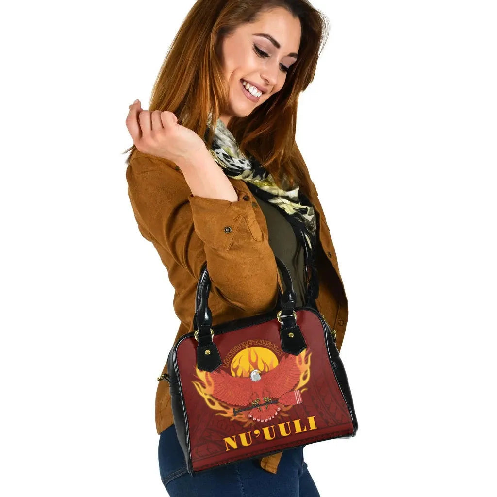 American Samoa Shoulder Handbags - Manulele Tausala Nuuuli