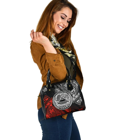 American Samoa Shoulder Handbag - Vintage Polynesian Style