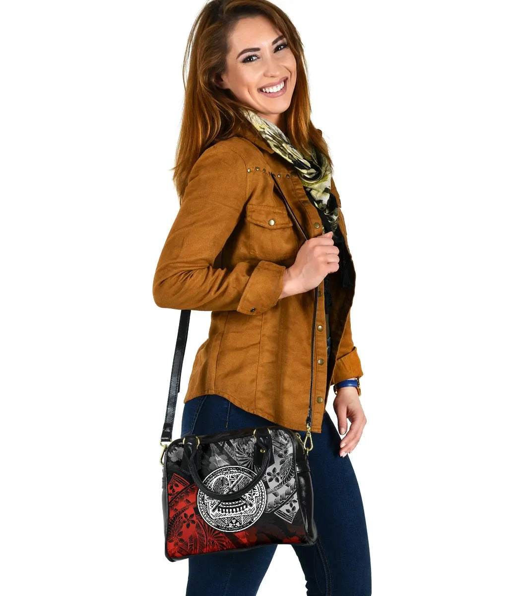 American Samoa Shoulder Handbag - Vintage Polynesian Style