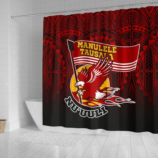 American Samoa Shower Curtain - Manulele Tausala Nuuuli (Ver 2)