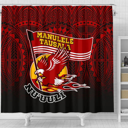 American Samoa Shower Curtain - Manulele Tausala Nuuuli (Ver 2)