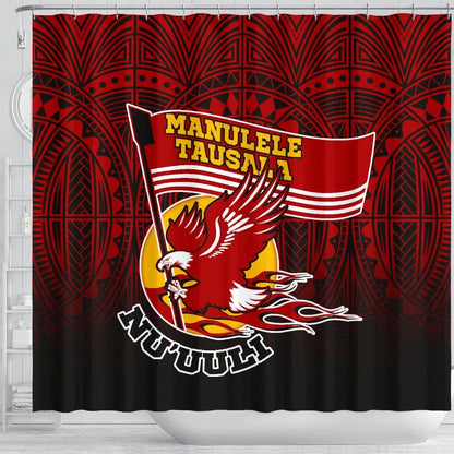 American Samoa Shower Curtain - Manulele Tausala Nuuuli (Ver 2)