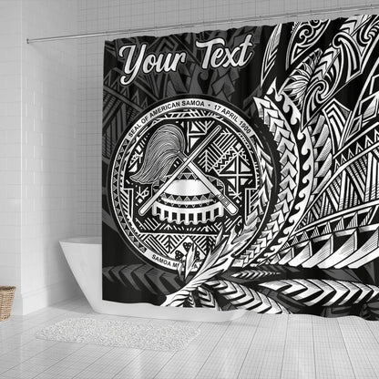 American Samoa Shower Curtain - Custom Personalised Wings Style