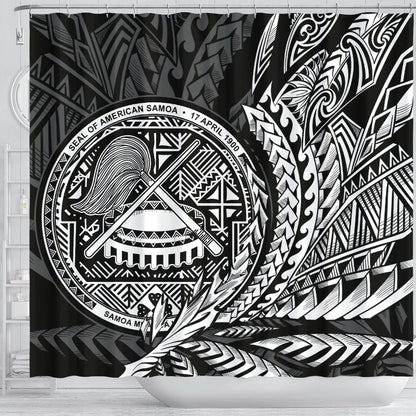 American Samoa Shower Curtain - Wings Style