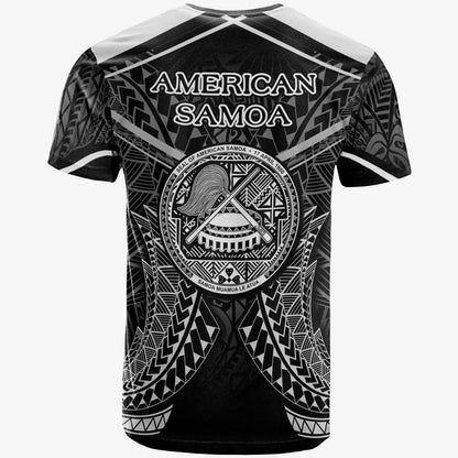 American Samoa T-Shirt - American Samoa Seal With White Line Style