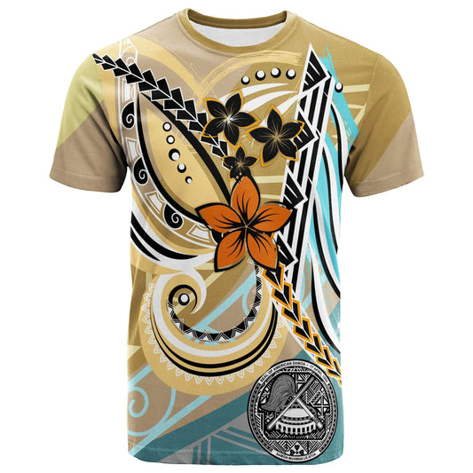 American Samoa T-Shirt - Flower Ribons