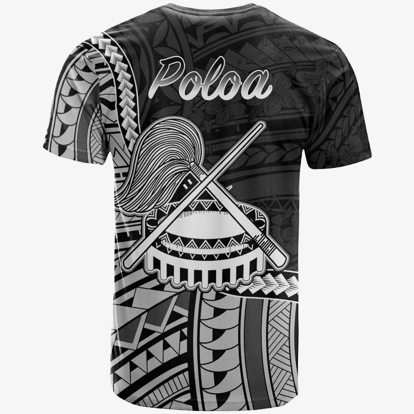 American Samoa T-Shirt - Poloa Polynesian Patterns ( Version 1)