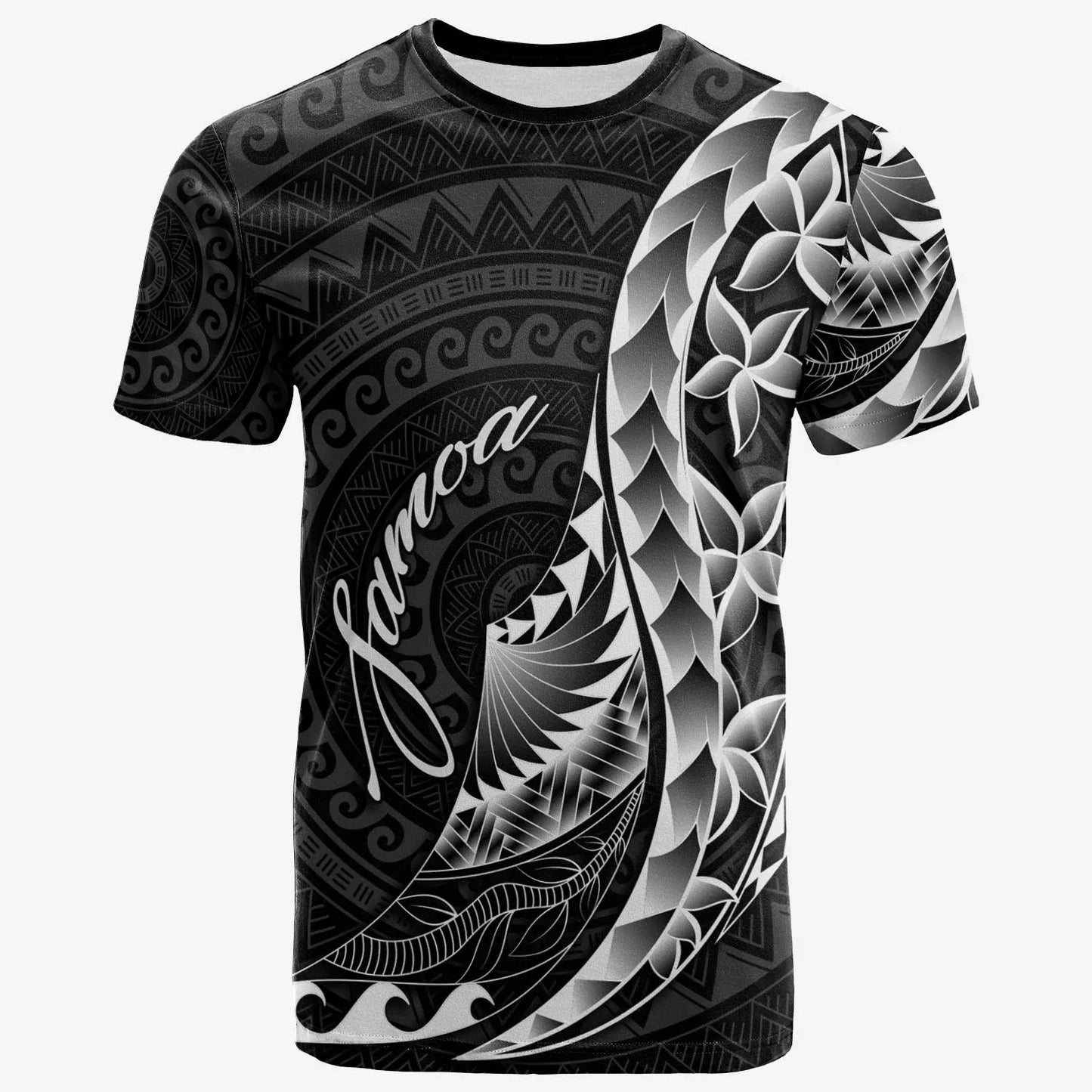 American Samoa T-Shirt - Polynesian Pattern Style